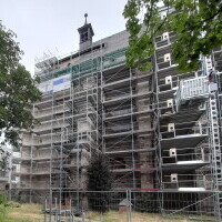 Arbeiten an Südseite