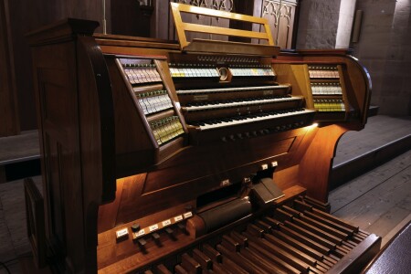 Moritzorgel Spieltisch